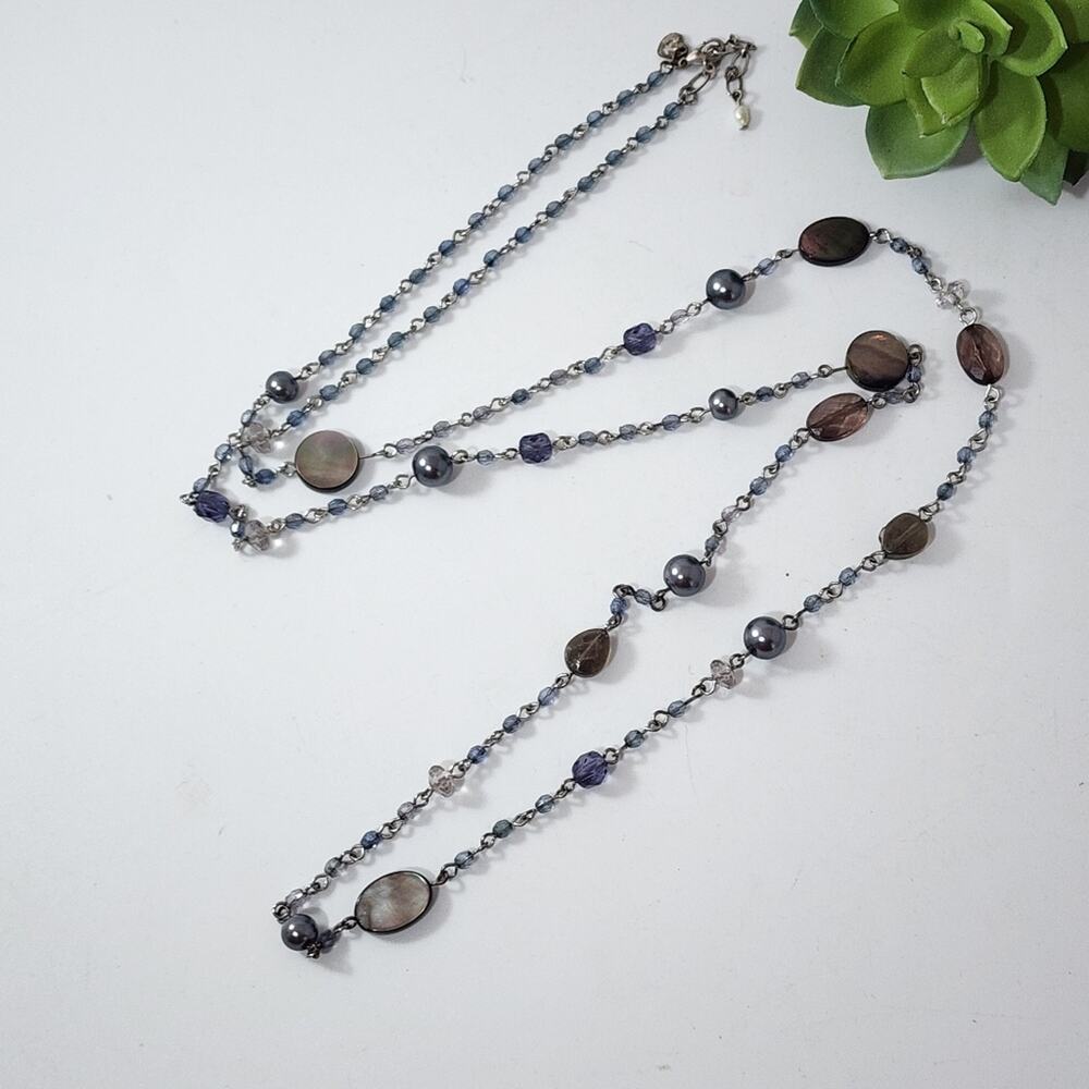 🌻3 For $18 American Eagle Blue Bead Long Necklace